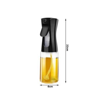 Rozprašovač na olej a ocot, 200 ml, čierna