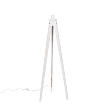 Rustikálna stojaca lampa trojnožka biela - Tripod Classic