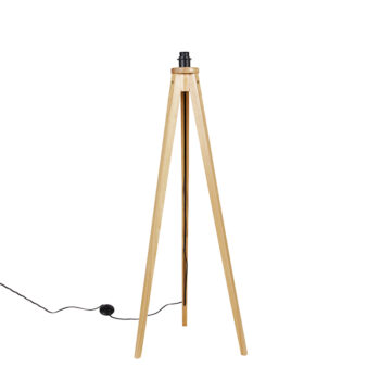 Rustikálna stojaca lampa trojnožka prírodná - Tripod Classic