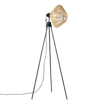 Rustikálna stojaca lampa trojnožka s lanom - Jenthe