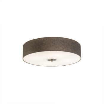 Rustikálne stropné svietidlo taupe 50 cm - Drum Jute