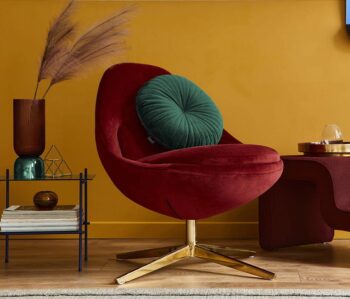 Rustikálny zelený dekoratívny okrúhly vankúš 45 cm