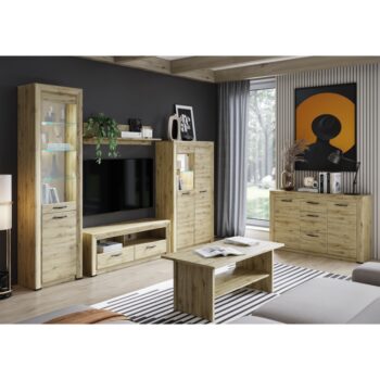 TV stolík Safari 2S v elegantnom prevedení dub navarra je ideálnym riešením pre moderné interiéry. Tento kus nábytku od značky KONDELA ponúka nielen praktickosť, ale aj štýlový vzhľad, ktorý sa hodí do každej obývačky. S rozmermi 135,8 cm na šírku, 50 cm na výšku a 40,3…
