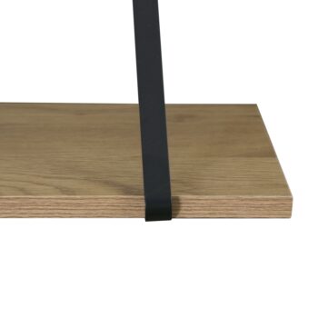 Polica Sagira v elegantnom prevedení čierna/dub je ideálnym doplnkom pre váš moderný interiér. Táto štýlová polica od značky KONDELA kombinuje funkčnosť s estetickým vzhľadom, čo ju robí vhodnou nielen do domácnosti, ale aj do kancelárie.