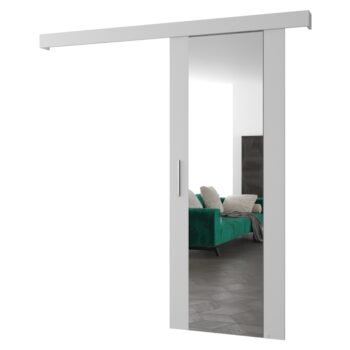 Posuvné dvere SALDOR 90 2 sú skvelou voľbou pre efektívne využitie priestoru alebo elegantné oddelenie dvoch miestností. Vyrobené sú z kvalitnej laminovanej DTD dosky v bielom prevedení. Rozmery dverí sú (ŠxV): 90x204 cm, pričom hrúbka materiálu je 1,6…