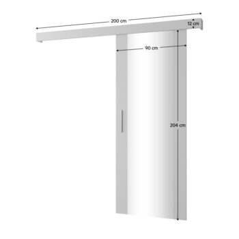 Posuvné dvere SALDOR 90 2 sú skvelou voľbou pre efektívne využitie priestoru alebo elegantné oddelenie dvoch miestností. Vyrobené sú z kvalitnej laminovanej DTD dosky v bielom prevedení. Rozmery dverí sú (ŠxV): 90x204 cm, pričom hrúbka materiálu je 1,6…