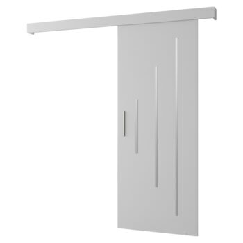 Posuvné dvere SALDOR Y 90 sú skvelou voľbou pre efektívne využitie priestoru alebo elegantné oddelenie dvoch miestností. Vyrobené sú z kvalitnej laminovanej DTD dosky v bielom prevedení. Rozmery dverí sú (ŠxV): 90x204 cm, pričom hrúbka materiálu je 1,6 cm.…