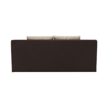 KONDELA Salem rozkladacia pohovka s úložným priestorom kakao / čokoláda – Obrázok 2