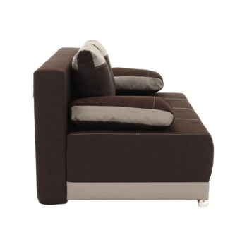 KONDELA Salem rozkladacia pohovka s úložným priestorom kakao / čokoláda – Obrázok 8