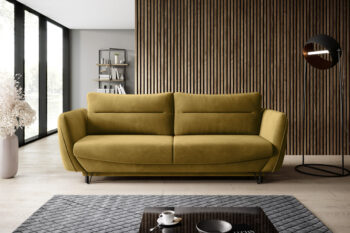 Stredobodom Vašej obývačky, na ktorú ihneď padne každému zrak sa stane rozkladacia sedacia súprava s úložným priestorom SALMA 3+1+1. Súčasťou súpravy je rozkladacia pohovka, kreslo a taburetka, vďaka ktorej dokonale využijete priestor a ich celočalúnenie zabezpečí, že je možné nábytok postaviť…