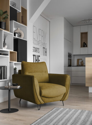 Stredobodom Vašej obývačky, na ktorú ihneď padne každému zrak sa stane rozkladacia sedacia súprava s úložným priestorom SALMA 3+1+1. Súčasťou súpravy je rozkladacia pohovka, kreslo a taburetka, vďaka ktorej dokonale využijete priestor a ich celočalúnenie zabezpečí, že je možné nábytok postaviť…