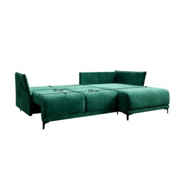 Rohová sedacia súprava SALVO ROH spája moderný dizajn, komfort a praktické využitie v jednom štýlovom celku. Vďaka rozmernému vyhotoveniu (ŠxHxV): 255x178x95 cm sa stane výrazným prvkom každého interiéru. Pohodlné sedenie zabezpečuje kombinácia pružiny…