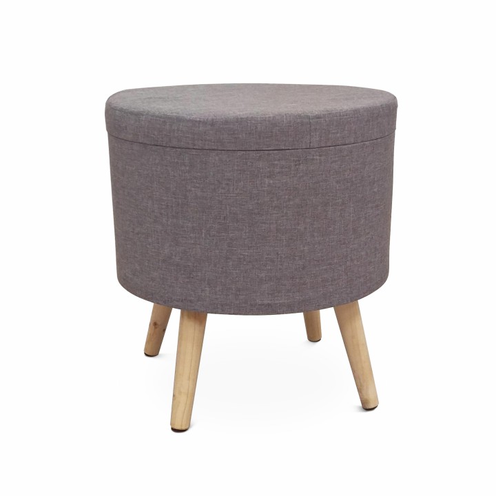 KONDELA Samir taburetka s úložným priestorom sivá / prírodná Taburetka SAMIR ukrýva v sebe viac, ako sa na prvý pohľad zdá. Poslúži ako dodatočné sedenie pre hostí, ako podnožka alebo náhrada stolíka. Veľkou výhodou je praktický úložný priestor, ktorý sa nachádza pod odnímateľným vekom. Taburetka upúta zaujímavým dizajnom, ktorý je jednoduchý ale zato…