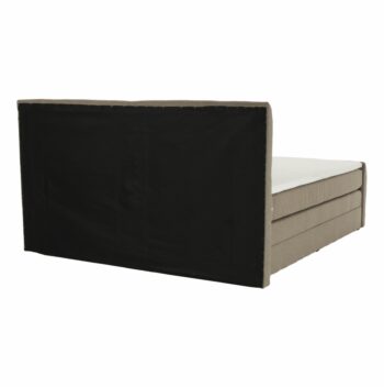 KONDELA Samreno Komfort 160 čalúnená manželská posteľ s matracom svetlohnedá – Obrázok 8