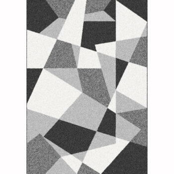 Koberec SANAR 57x90 cm je moderným kúskom, ktorý vo Vás zanechá silné emócie. Jeho geometrický tvar s príjemnými farbami čierna, sivá a biela si získa Váš obdiv. Tvorí ho 100% polypropylén a jeho rozmery sú (DxŠ): 90x57 cm. Výška vlasu je 0,60 cm a jeho gramáž je 1300 g/m2. Je vhodný na podlahové…