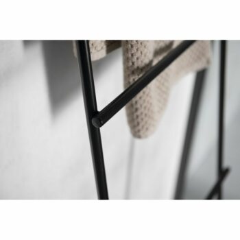 SAPHO SE121 Debut sušiak uterákov na opretie 50 x 186 x 3,2 cm, čierna mat