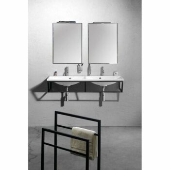 SAPHO Ska311 Ska stojan na uteráky 55 x 79 x 20 cm, biela mat
