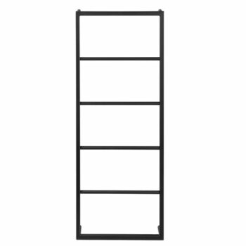SAPHO Ska501 Ska nástenný sušiak uterákov 45 x 115 x 10 cm, čierna mat