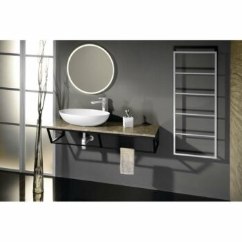 SAPHO Ska512 Ska nástenný sušiak uterákov 60 x 115 x 10 cm, biela mat