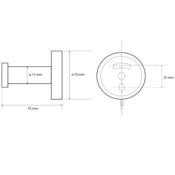 SAPHO XB204 X-Round Black háčik, čierna