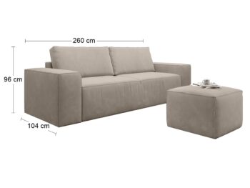 Domov bez pohodlnej pohovky si už ani nevieme predstaviť. Rozkladacia pohovka s úložným priestorom SAVILA vnesie do Vášho domova to pravé čaro a obývačka sa stane srdcom domova, kde sa stretnete s blízkymi či rodinou a budete si užívať spoločné chvíle. Pohovka Savila je jedinečný a originálny kúsok…