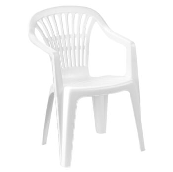 Záhradné kreslo SCILIA je skvelou voľbou pre spríjemnenie chvíľ oddychu na balkóne, terase či v záhrade. Vyhotovené z odolného plastu v elegantnej bielej farbe, pôsobí moderne a ľahko zapadne do akéhokoľvek exteriéru. Jeho stohovateľný dizajn umožňuje…