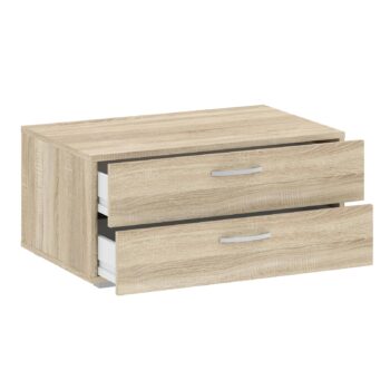 SELDE je nábytok, ktorý je v jednoduchom prevedení s čistými líniami. Na výber viacero prvkov SELDE.Komoda je vyrobená z kvalitných LTD dosiek. Sú nenáročné na údržbu. Zásuvková komoda disponuje dvomi praktickými zásuvkami.Farebné prevedenie: dub Sonoma.Rozmery:šírka: 74 cmvýška: 35 cmhĺbka: 52 cm.Komodu si môžete zakúpiť samostatne, alebo v kombinácii so šatníkovou skriňou, ktorú môžete postaviť na komodu (viď. Príslušenstvo).Dodávame v demontovanom stave.