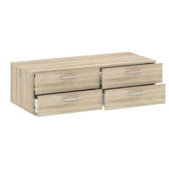 SELDE je nábytok, ktorý je v jednoduchom prevedení s čistými líniami. Na výber viacero prvkov SELDE.Komoda je vyrobená z kvalitných LTD dosiek. Sú nenáročné na údržbu. Zásuvková komoda disponuje dvomi praktickými zásuvkami.Farebné prevedenie: dub Sonoma.Rozmery:šírka: 111 cmvýška: 35 cmhĺbka: 52 cm.Komodu si môžete zakúpiť samostatne, alebo v kombinácii so šatníkovou skriňou, ktorú môžete postaviť na komodu (viď. Príslušenstvo).Dodávame v demontovanom stave.