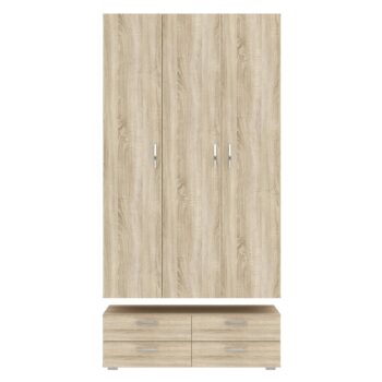 SELDE je nábytok, ktorý je v jednoduchom prevedení s čistými líniami. Na výber viacero prvkov SELDE.Komoda je vyrobená z kvalitných LTD dosiek. Sú nenáročné na údržbu. Zásuvková komoda disponuje dvomi praktickými zásuvkami.Farebné prevedenie: dub Sonoma.Rozmery:šírka: 111 cmvýška: 35 cmhĺbka: 52 cm.Komodu si môžete zakúpiť samostatne, alebo v kombinácii so šatníkovou skriňou, ktorú môžete postaviť na komodu (viď. Príslušenstvo).Dodávame v demontovanom stave.