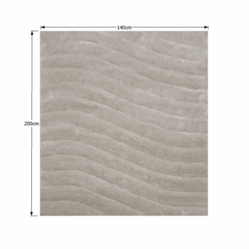 Koberec SELMA 140x200 cm v bielosivej farbe rozjasní a zútulní vašu izbu. Zaujímavý 3D vzor ihneď pritiahne vašu pozornosť. V tej chvíli máte chuť sa vyzuť a naboso prejsť po jeho sivých vlnách. Vyrobený je zo 100% polyesteru. Ak hľadáte nový moderný koberec, ktorý bude vyzerať útulne, elegantne,…
