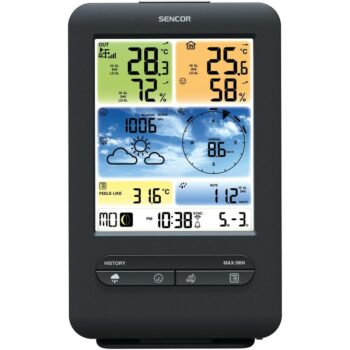 SENCOR SWS 9898 meteostanica s bezdrôtovým snímačom 5v1