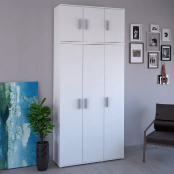 Predstavujeme vám trojdverovú šatníkovú skriňu SERVO TYP 2 v elegantnom bielom prevedení, ktorá je ideálnym riešením pre moderné interiéry. Praktické a štýlové riešenie pre vašu domácnosť. Šatníková skriňa Servo Typ 2 je vyrobená z kvalitného aglomerovaného materiálu vo forme laminovanej…