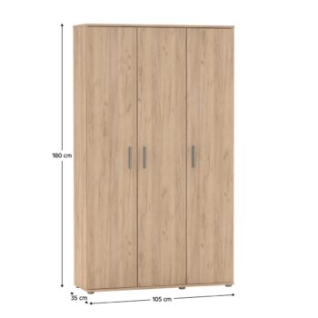 Predstavujeme vám trojdverovú šatníkovú skriňu SERVO TYP 2 v elegantnom prevedení dub artisan, ktorá je ideálnym riešením pre moderné interiéry. Praktické a štýlové riešenie pre vašu domácnosť. Šatníková skriňa Servo Typ 2 je vyrobená z kvalitného aglomerovaného materiálu vo forme laminovanej…