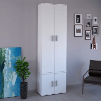 Predstavujeme vám dvojdverovú šatníkovú skriňu Servo Typ 5 v elegantnom bielom prevedení, ktorá je ideálnym riešením pre moderné interiéry. Táto skriňa od renomovanej značky KONDELA ponúka praktické a štýlové úložné riešenie pre vašu domácnosť. Šatníková skriňa Servo Typ 5 je vyrobená…