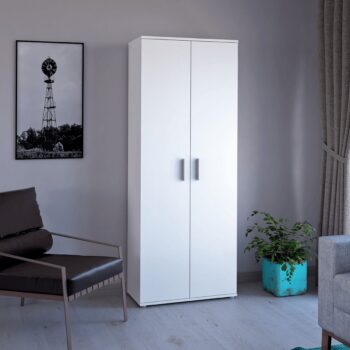 Predstavujeme vám dvojdverovú šatníkovú skriňu SERVO TYP 6 v elegantnom bielom prevedení, ktorá je ideálnym riešením pre moderné interiéry. Praktické a štýlové riešenie pre vašu domácnosť. Šatníková skriňa Servo Typ 6 je vyrobená z kvalitného aglomerovaného materiálu vo forme laminovanej…