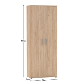 Predstavujeme vám dvojdverovú šatníkovú skriňu SERVO TYP 6 v elegantnom prevedení dub artisan, ktorá je ideálnym riešením pre moderné interiéry. Praktické a štýlové riešenie pre vašu domácnosť. Šatníková skriňa Servo Typ 6 je vyrobená z kvalitného aglomerovaného materiálu vo forme laminovanej…