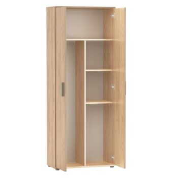 Predstavujeme vám dvojdverovú šatníkovú skriňu SERVO TYP 6 v elegantnom prevedení dub artisan, ktorá je ideálnym riešením pre moderné interiéry. Praktické a štýlové riešenie pre vašu domácnosť. Šatníková skriňa Servo Typ 6 je vyrobená z kvalitného aglomerovaného materiálu vo forme laminovanej…