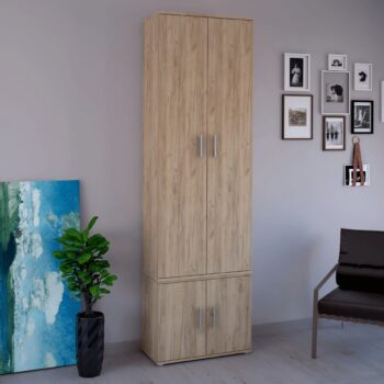 Predstavujeme vám dvojdverovú šatníkovú skriňu SERVO TYP 6 v elegantnom prevedení dub artisan, ktorá je ideálnym riešením pre moderné interiéry. Praktické a štýlové riešenie pre vašu domácnosť. Šatníková skriňa Servo Typ 6 je vyrobená z kvalitného aglomerovaného materiálu vo forme laminovanej…