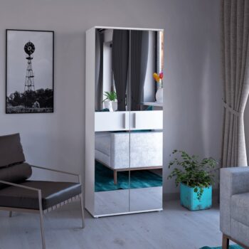 Predstavujeme vám policovú dvojdverovú skriňu so zrkadlom SERVO TYP 7 v elegantnom bielom prevedení, ktorá je ideálnym riešením pre moderné interiéry. Praktické a štýlové riešenie pre vašu domácnosť. Policová skriňa Servo Typ 7 je vyrobená z kvalitného aglomerovaného materiálu vo forme…