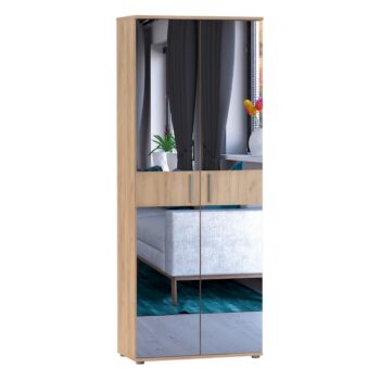 Predstavujeme vám policovú dvojdverovú skriňu so zrkadlom SERVO TYP 7 v elegantnom prevedení dub artisan, ktorá je ideálnym riešením pre moderné interiéry. Praktické a štýlové riešenie pre vašu domácnosť. Policová skriňa Servo Typ 7 je vyrobená z kvalitného aglomerovaného materiálu vo forme…