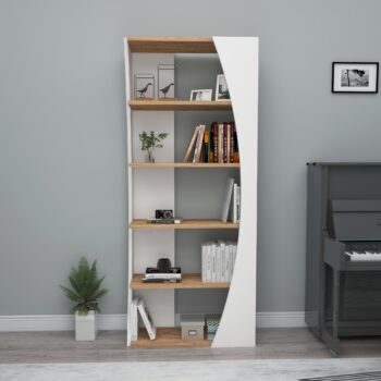 Knižnica SHEEN – Elegantný a praktický doplnok pre vašu obývaciu izbuKnižnica SHEEN prináša moderný dizajn a funkčnosť, ktoré oceníte v každej obývacej izbe. Štyri priestranné police ponúkajú dostatok miesta na knihy, dekorácie či iné doplnky, zatiaľ čo kombinácia kvalitných materiálov a atraktívnych farieb dodáva vášmu interiéru štýlový vzhľad.Hlavné vlastnosti produktu:Typ tovaru: KnižnicaVhodné do miestnosti: Obývacia izbaMateriál: Melamín, VT laminátRozmery: 150 x 63.6 x 23.8 cmFarba: borovica Atlantic / bielaTvar: ObdĺžnikovýPočet políc: 4Hrúbka materiálu: 18 mmDodatočné informácie: Dodávame v demonteKnižnica SHEEN je ideálnou voľbou pre tých, ktorí hľadajú praktické riešenie s moderným dizajnom. Vďaka svojej robustnej konštrukcii a kvalitnému spracovaniu je zaručená dlhá životnosť, zatiaľ čo jej minimalistický vzhľad dokonale zapadne do každého interiéru. Kúpte si knižnicu SHEEN a dodajte svojej obývačke štýlový a funkčný prvok!