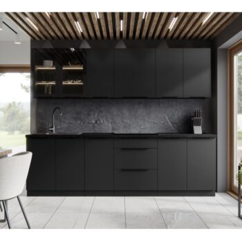 Predstavujeme vám hornú rohovú kuchynskú skrinku Siber 60x60 GN-72 1F v elegantnom čiernom prevedení, ktorá je ideálnym riešením pre moderné kuchyne. Táto skrinka od značky KONDELA je navrhnutá tak, aby efektívne využila priestor vo vašej kuchyni a poskytla dostatok úložného…