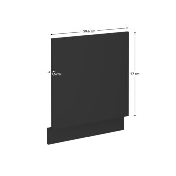 Dvierka na umývačku Siber ZM 57x59,6 cm v elegantnej čiernej farbe sú ideálnym riešením pre moderné interiéry. Tieto dvierka od značky KONDELA sú vyrobené z kvalitného aglomerovaného materiálu, konkrétne laminovanej DTD, čo zaručuje ich dlhú životnosť a odolnosť voči každodennému opotrebeniu.