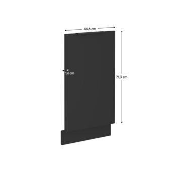 Dvierka na umývačku Siber ZM 71,3x44,6 cm v elegantnej čiernej farbe sú ideálnym riešením pre moderné interiéry. Tieto dvierka od značky KONDELA sú vyrobené z kvalitného aglomerovaného materiálu, konkrétne laminovanej DTD, čo zaručuje ich dlhú životnosť a odolnosť voči každodennému opotrebeniu.