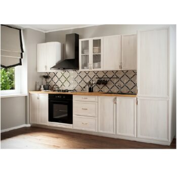 Rustikálna kuchynská skrinka SICILIA D60ZL P je predpripravená na vstavanú chladničku. Skladá sa z dvoch častí uzavretých dvierkami. Pravé prevedenie umožňuje otváranie dvierok do pravej strany. Skrinka je na výber aj v ľavom prevedení. Systém Sicilia je sektorová kuchynská zostava vyrobená…