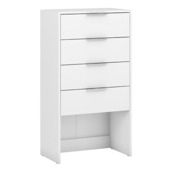 Vytvorte si potrebný priestor so zásuvkovou komodou SIGNES K4SA 600 v bielom prevedení, s rozmerom (ŠxHxV): 60x35x110 cm. Disponuje so štyrmi zásuvkami s úchytkami a plným výsuvom na teleskopickom kovaní. Vďaka jednotlivým hotovým komponentom modulárneho systému Signes, sa podarí vyskladať veľké…