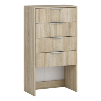 Vytvorte si potrebný priestor so zásuvkovou komodou SIGNES K4SA 600 v prevedení dub sonoma, s rozmerom (ŠxHxV): 60x35x110 cm. Disponuje so štyrmi zásuvkami s úchytkami a plným výsuvom na teleskopickom kovaní. Vďaka jednotlivým hotovým komponentom modulárneho systému Signes, sa podarí vyskladať…