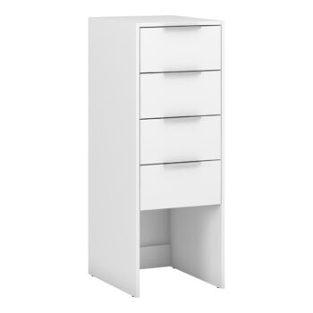 Vytvorte si potrebný priestor so zásuvkovou komodou SIGNES K4SB 400 v bielom prevedení, s rozmerom (ŠxHxV): 40x50x110 cm. Disponuje so štyrmi zásuvkami s úchytkami a plným výsuvom na teleskopickom kovaní. Vďaka jednotlivým hotovým komponentom modulárneho systému Signes, sa podarí vyskladať veľké…