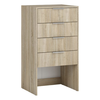 Vytvorte si potrebný priestor so zásuvkovou komodou SIGNES K4SB 600 v prevedení dub sonoma, s rozmerom (ŠxHxV): 60x50x110 cm. Disponuje so štyrmi zásuvkami s úchytkami a plným výsuvom na teleskopickom kovaní. Vďaka jednotlivým hotovým komponentom modulárneho systému Signes, sa podarí vyskladať…