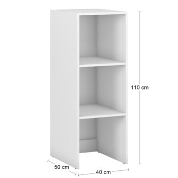 Vytvorte si potrebný priestor s policovým regálom SIGNES OPB 400 v bielom prevedení, s rozmerom (ŠxHxV): 40x50x110 cm. Vďaka jednotlivým hotovým komponentom modulárneho systému Signes, sa podarí vyskladať veľké množstvo variácií praktického šatníka podľa vašich najtajnejších predstáv. Rozmery…